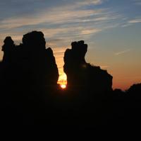 Coucher de soleil à Roquesaltes - Click the icon to zoom out Coucher de soleil à Roquesaltes - Click the icon to zoom out